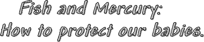 Fish and Mercury:     How to protect our babies.